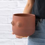 Boob Planter - Terracotta - 13CM