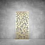 Laser Cut Screen - Design 124 - 1040 X 535 X 20 Rusted Steel Outdoor