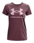 Women's Ua Sportstyle Graphic Short Sleeve - Ash Plum Sm
