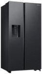 Samsung 617L SIDE BY SIDE Fridge Freezer Non Plumbed Gentle Black - RS64DG53R3B1FA
