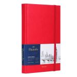 Finenolo A5 Red Cover Sketch Book Acid Free 160GSM 40 Sheets Art