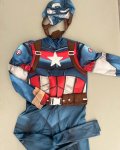 Disney Captain America Costume 7 8Y