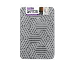 Bath Mat Geo Grey 50 80CM