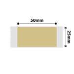 NB754 - - D101 Only - 25X50MM - 125 Kraft Labels