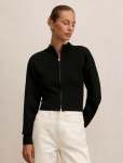 Hanna Zip Knit Jacket - XL Black