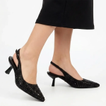 Estella Kitten 1 Heel - Black - 8