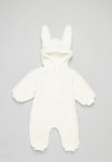 PoP Candy Hooded Zip Thru Romper - White