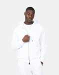 Zip White Sweatshirt - XXXL White
