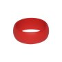 Men's Plain Silicone Rings - Colour Selection - Red / 10