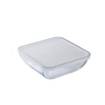 Pyrex Daily Square Dish With Plastic Lid 20 X 20CM 2.0LT