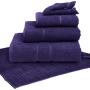 Terry Lustre 525GSM Grecian Key Bath Mat - Various Colours - Bath Mat 50CM X 75CM / Purple