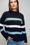 STELLAR Womens Stripe Sweater In Navy - Navy 16