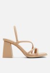 Luxe Block Heel - Medium Beige