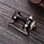 Vintage Sewing Machine Brooch Rhinestone Exquisite Luxury Accessories