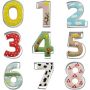 9 Piece Number Cookie Cutters Set Number Shaped Baking Tool
