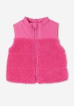 Cotton On Freddie Puffer Vest - Raspberry Pink