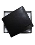 Fino SK-BD1603 Italian Top Grain Genuine Leather Wallet In Box - Black