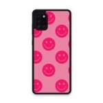 Custom Printed Tpu Cases - Samsung Galaxy A31 & 39 Hot Pink Smiley& 39 By
