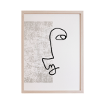 Visage 2 Art Print - A4