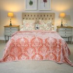 Faux Mink Bella - Plain Rose Pink - 220 X 210 Cm Double queen 1 Ply