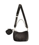 Diamond Stitch Bag - Black Free