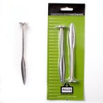Line Pin Chrome Plated Card Of 2
