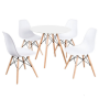 Round Coffee Table With 4 Chairs
