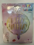 Happy Birthday Foil Pastel