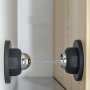 1pc Quick-Install Magnetic Silicone Door Stopper - Durable Plastic & Rubber Material Silent Collision-Proof For Home/Office Use