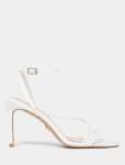 Sabrina Strappy Sandal Heel - 41 White