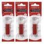 V Board Master Whiteboard Marker Refill - Pack Of 3 - Red