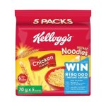 Kellogg's Noodles Chicken 5 X 70G