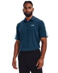 Men's Ua T2G Blocked Polo - Petrol Blue XL