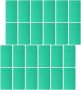 100PCS Aluminum Alloy Blank Business Cards 3.4X2.1IN Sublimation Metal
