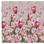 Printed Poncho Proteas