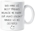 God Made Us Best Friends Birthday Christmas Gift Coffee Mug