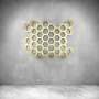 The Hive Wine Display - L 770 X H 590 Mm / Matt Gold