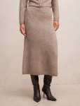 Lottie Knitted Midi Skirt - XL Marled Caramel Co-ord