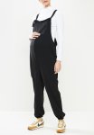 Superbalist Woven Tie Strap Dungaree - Black
