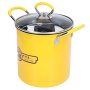 Premium 3L Stainless Steel Deep Fryer Pot: Japanese Style Frying Pot With Oil Rack Lid Ideal For All Home Kitchens C Atible With All Stoves