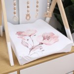 Changing Mat Cover Pink Floral