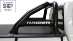 Toyota Hilux GD6 6 Bend Sports Bar Oval Side Plates Black For