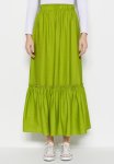 Modest Tiered Maxi Skirt - Green