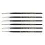 Synthetic Watercolour Brush Top Up Set Of 6 Sizes: 2 X 000 2 X 0 2 X 1