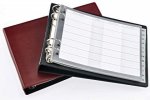 Bantex 5310 A5 Address Book Pvc Cover. 25 Loose Leaf Pages 12 Division.