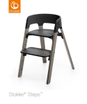 Stokke Steps Plus Cushion - Hazy Grey White Aqua Mountains Ocs