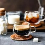 180 Ml Double Wall Glass Mug