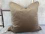 60X60 Feather Inner Velvet Scatters - Champagne