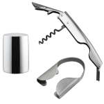 Barware Wine Tool Set: Waiter's Tool Wine Stopper & Foil Cutter