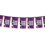 Sublimated Single-sided Polyester Rectangle Bunting 10M